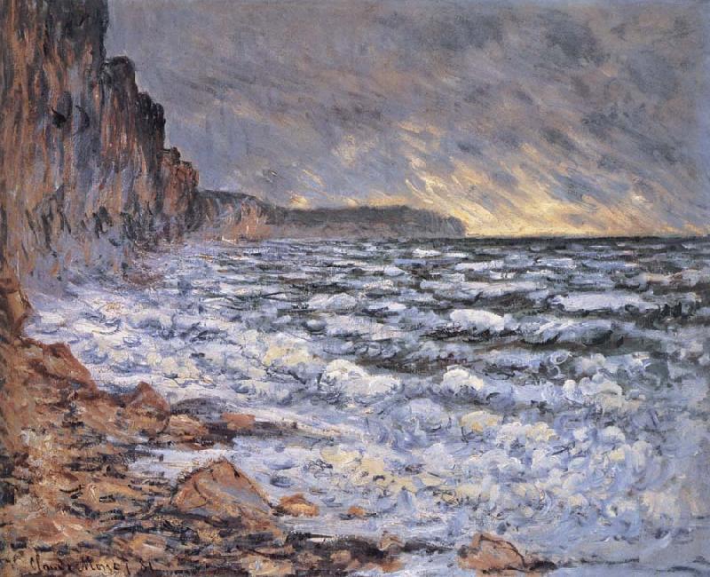 Claude Monet By the Sea at Fecamp Norge oil painting art